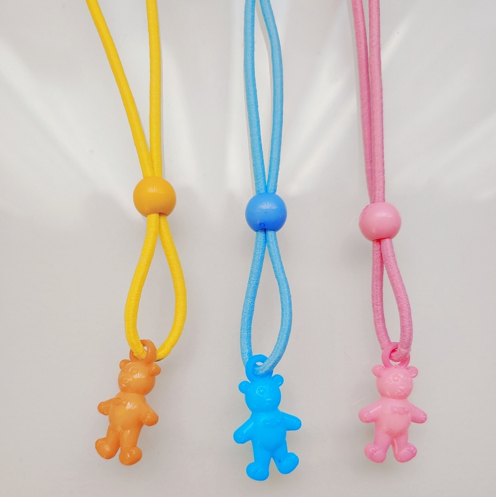 Cute bear adjustable mask holder for kids